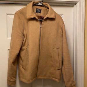 Wool Blend Trucker Jacket